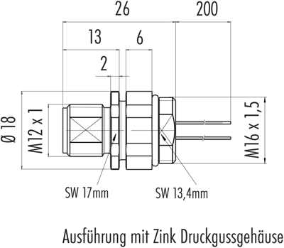 76 0833 0011 00104-0200 binder Sensor-Aktor Kabel Bild 2