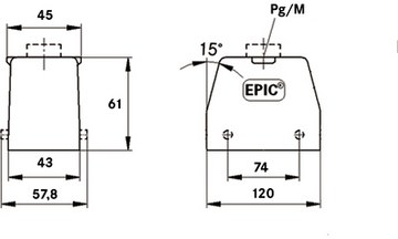 19111000 LAPP Housings for HDC Connectors Image 2