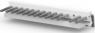 Stiftleiste, 14-polig, RM 3.96 mm, abgewinkelt, natur, 100656-1