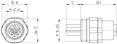 934980502 Lumberg Automation Sensor-Aktor Rundsteckverbinder Bild 2