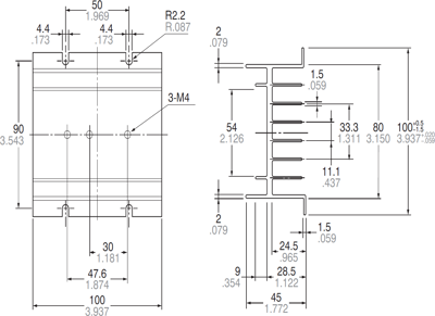 AQPHSJ10AJ Panasonic Kühlkörper Bild 2