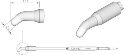 C245627 JBC Lötspitzen, Entlötspitzen und Heißluftdüsen