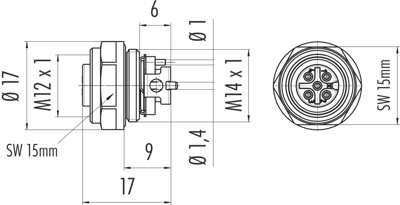 99 3442 401 05 binder Sensor-Aktor Rundsteckverbinder Bild 2