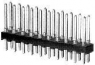 Stiftleiste, 50-polig, RM 2.54 mm, gerade, schwarz, 2-87215-5