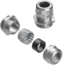 Kabelverschraubung, M16, 17/19 mm, Klemmbereich 4 bis 8 mm, IP68, silber, 1009850000