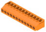 Leiterplattenklemme, 12-polig, RM 5.08 mm, 0,08-6,0 mm², 20 A, Schraubanschluss, orange, 2432010000