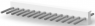 Stiftleiste, 14-polig, RM 2.54 mm, gerade, natur, 1-640452-4