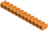 Stiftleiste, 12-polig, RM 7.62 mm, abgewinkelt, orange, 1980470000