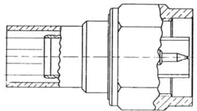 082-340-1054 Amphenol RF Koaxialsteckverbinder