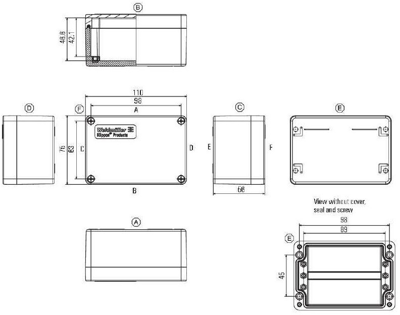 1305820000 Weidmüller General Purpose Enclosures Image 2