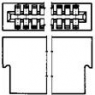 Buchsengehäuse, 10-polig, RM 2.54 mm, gerade, schwarz, 583717-1