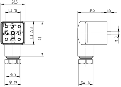 18042 Hirschmann Automation and Control Ventilsteckverbinder Bild 3