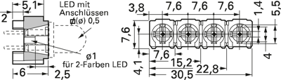 0035.9203 SCHURTER LED Abstandshalter