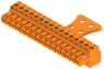 Buchsenleiste, 16-polig, RM 3.81 mm, gerade, orange, 1236410000