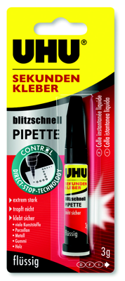 BLITZSCHNELL PIPETTE 3G UHU Klebstoffe