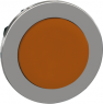 Frontelement, unbeleuchtet, tastend, Bund rund, gelb, Einbau-Ø 30.5 mm, ZB4FH5