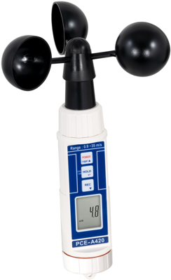 PCE-A420 PCE Instruments Anemometer, Gas- und Druckmessgeräte Bild 1