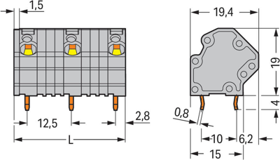 745-3260 WAGO PCB Terminal Blocks Image 2