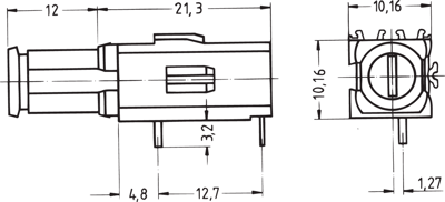 69004-098 SCHROFF Sicherungshalter