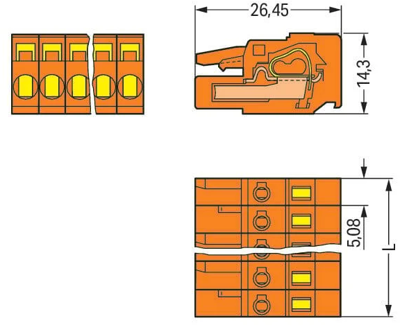 231-303/102-000 WAGO PCB Connection Systems Image 2