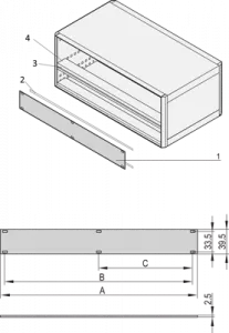 20850-423 SCHROFF Accessories for Enclosures