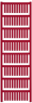 Polyamid Kabelmarkierer, beschriftbar, (B x H) 23 x 4 mm, rot, 1428510000