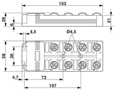 1517178 Phoenix Contact Sensor-Aktor Verteilerboxen Bild 2