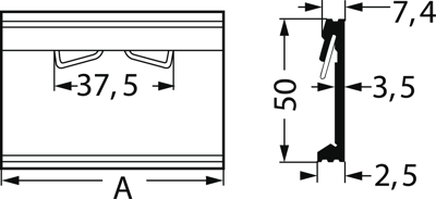 10037501 Fischer Elektronik Zubehör für Hutschienen Bild 2