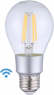 LED-Lampe, E27, 7 W, 750 lm, 230 V (AC), 2700 K, 360 °, klar, warmweiß, F