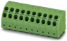 Leiterplattenklemme, 10-polig, RM 5 mm, 0,2-2,5 mm², 24 A, Federklemmanschluss, grün, 1725406