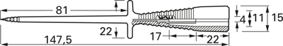 66.9113-22 Stäubli Electrical Connectors Prüfspitzen, Tastköpfe