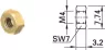 22.6509 Stäubli Electrical Connectors Muttern, Scheiben, Ringe