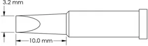 GT4-CH0032S METCAL Soldering tips, desoldering tips and hot air nozzles