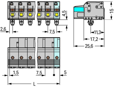 2721-202/008-000 WAGO PCB Connection Systems Image 2