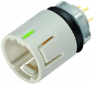 Einbaustecker, 4-polig, THT, Schnappverriegelung, gerade, 99 9211 490 04