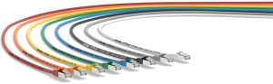 Patchkabel, RJ45-Stecker, gerade auf RJ45-Stecker, gerade, Cat 6A, S/FTP, LSZH, 7.5 m, gelb