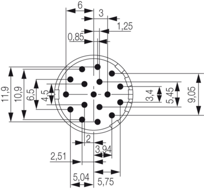 1224660000 Weidmüller Sensor-Aktor Rundsteckverbinder