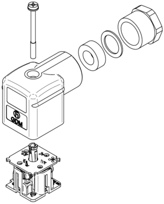 934888074 Hirschmann Automation and Control DIN Valve Connectors Image 2