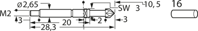 F73316B140G150 Feinmetall Prüfstifte Bild 3