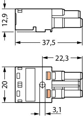 770-1242/076-000 WAGO Gerätesteckverbinder Bild 3