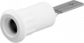 4 mm Buchse, Steckanschluss, Einbau-Ø 8.2 mm, weiß, 64.3013-29