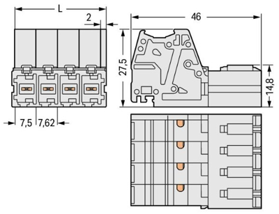 831-3204/135-000 WAGO Connecting Blocks Image 2