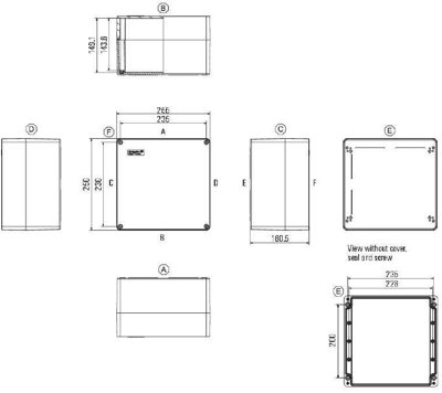 1305980000 Weidmüller General Purpose Enclosures Image 2