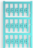 Polyamid Kabelmarkierer, beschriftbar, (B x H) 30 x 5.8 mm, max. Bündel-Ø 2.5 mm, blau, 1813270000