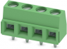 Leiterplattenklemme, 4-polig, RM 5.08 mm, 0,14-1,5 mm², 13.5 A, Schraubanschluss, grün, 1729144