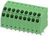 Leiterplattenklemme, 9-polig, RM 3.5 mm, 0,2-1,5 mm², 13.5 A, Federklemmanschluss, grün, 1725003
