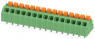 Leiterplattenklemme, 15-polig, RM 3.5 mm, 0,2-1,5 mm², 16 A, Federklemmanschluss, grün, 1862259