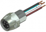 Sensor-Aktor Kabel, M8-Flanschbuchse, gerade auf offenes Ende, 4-polig, 0.2 m, PVC, grau, 3 A, 42-01001