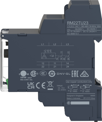 RM22TU23 Schneider Electric Überwachungsrelais Bild 4