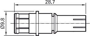 68.9376 Stäubli Electrical Connectors Koaxial Adapter Bild 2